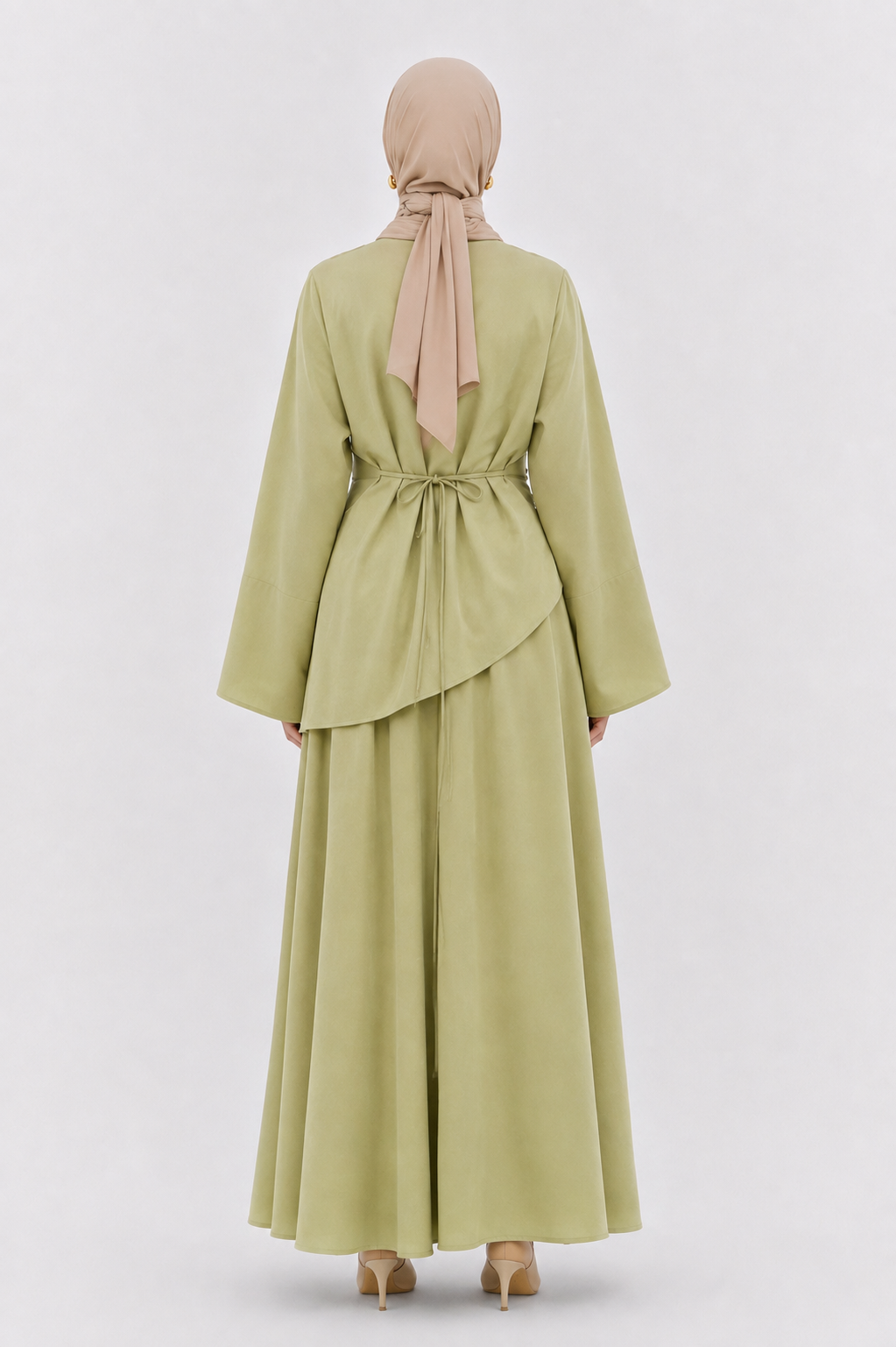 Sage Top and Skirt Set