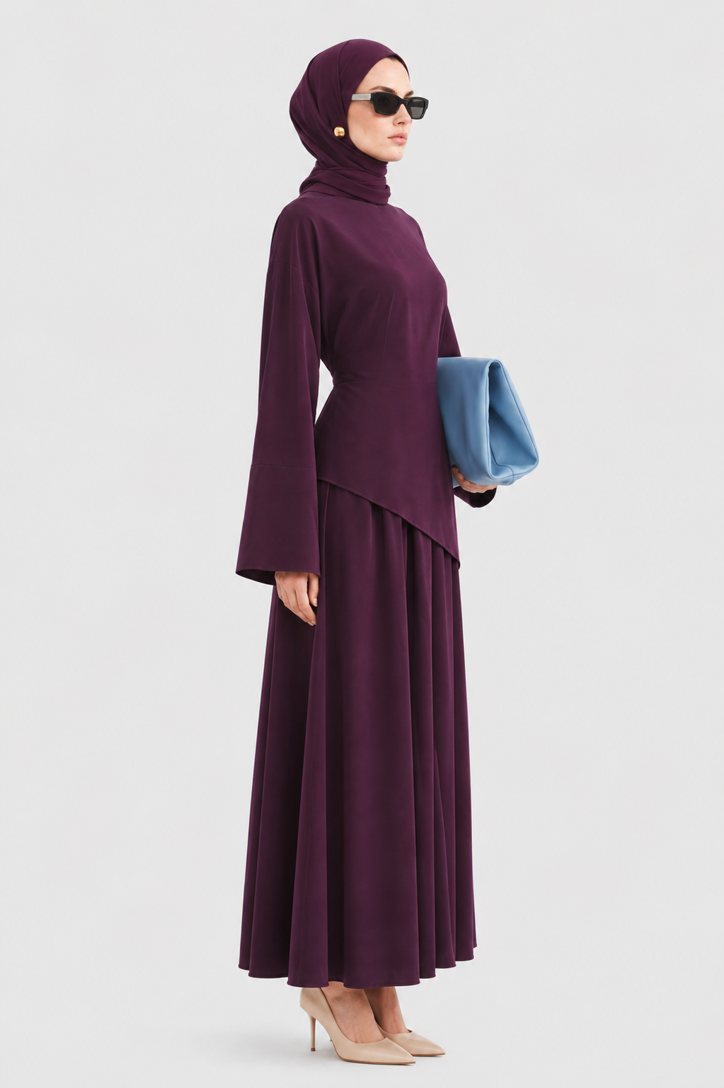 Amethyst Top and Skirt Set
